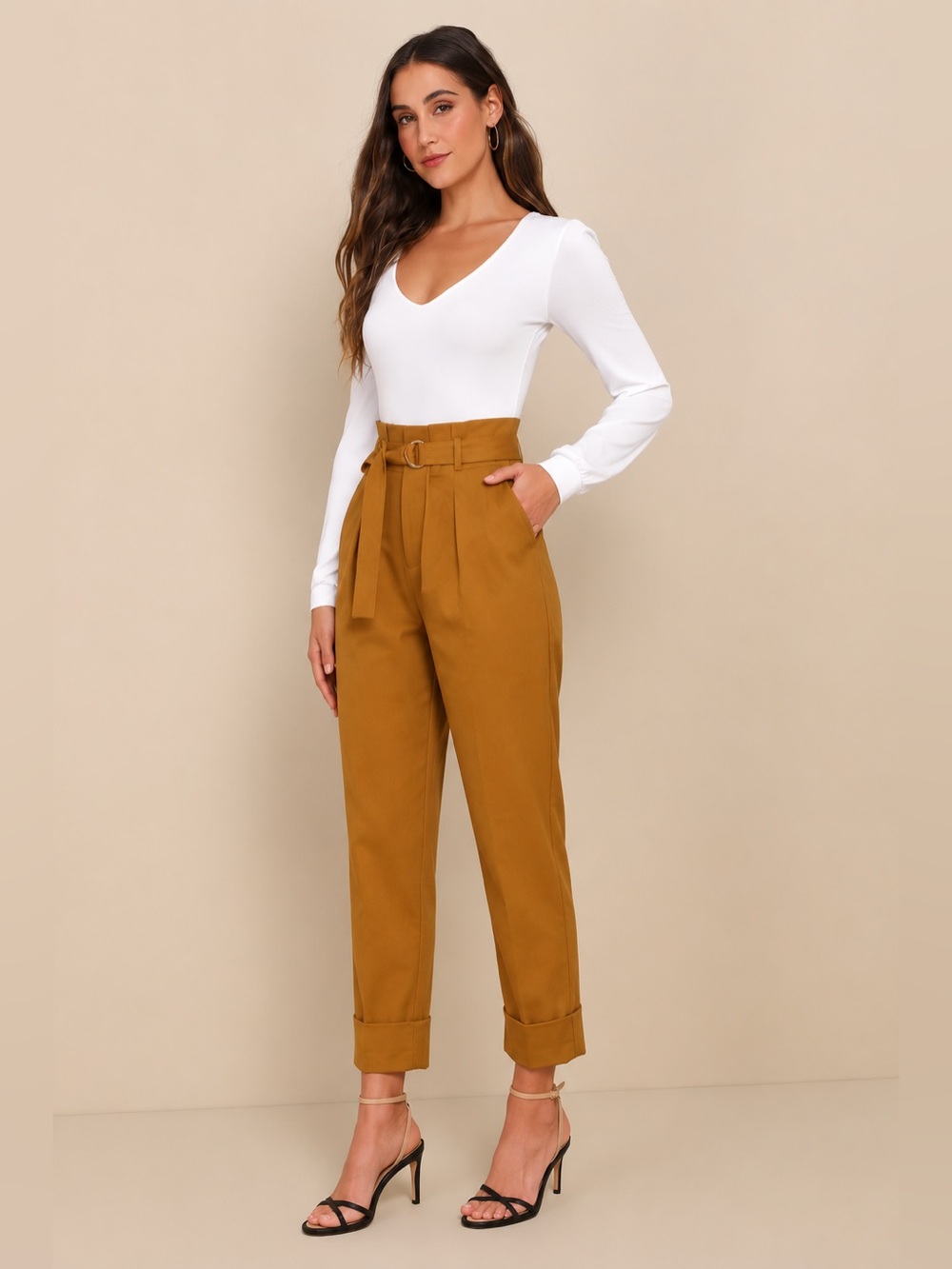 ELIZABETH AND JAMES High Waist Trousers